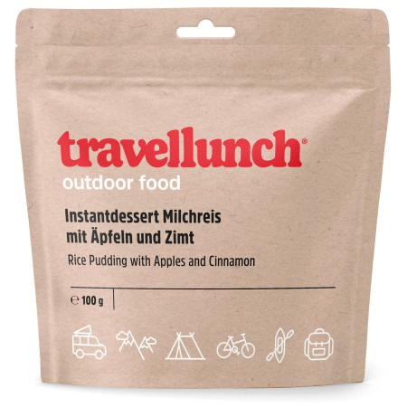 Comida deshidratada Travellunch Arroz con leche con manzanas y canela