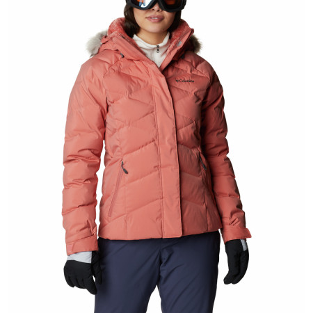 Chaqueta de invierno para mujer Columbia Lay D Down™ II Jacket rosa Dark Coral Sheen