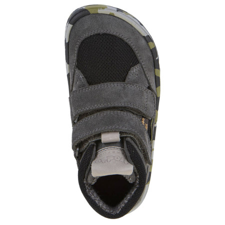 Zapatos barefoot para niños para todo el año Froddo Barefoot Tex Fun Autumn Grey/Black