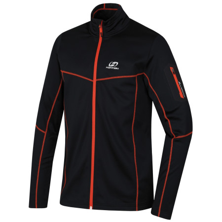 Sudadera de hombre Hannah Tiller negro Anthracite(Orange)
