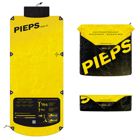 Saco de vivac Pieps Bivy Solo amarillo/negro Yellow/Black