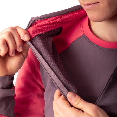 Camiseta funcional de mujer Dynafit Alpine L/S 1/2 Zip Tee W