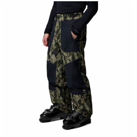 Pantalones de esquí para hombre Columbia Coreshot™ Printed Pant verde/negro Greenscape Treebark Print, Black