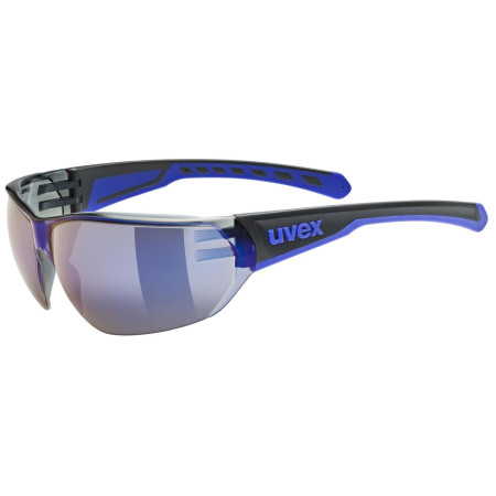 Gafas de sol Uvex Equate negro/azul Black-Blue Matt/ Mir.Blue