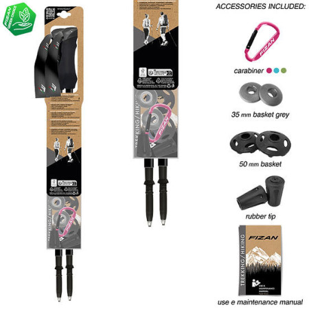 Bastones de senderismo Fizan Compact MS
