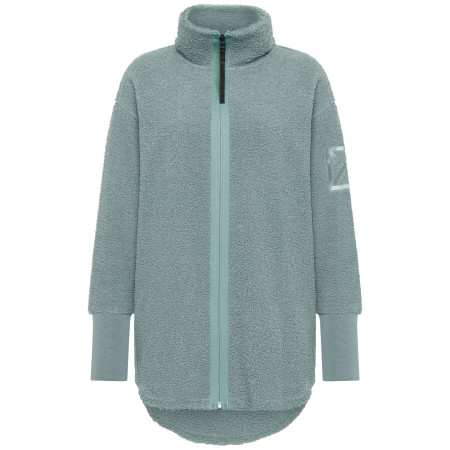 Sudadera de mujer Didriksons Sally Wns Fz 2 azul claro Factory Blue