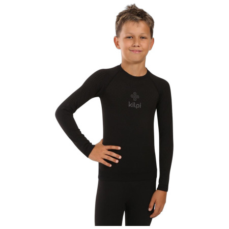 Camiseta funcional para niños Kilpi Nathan-Jb Black negro BLK