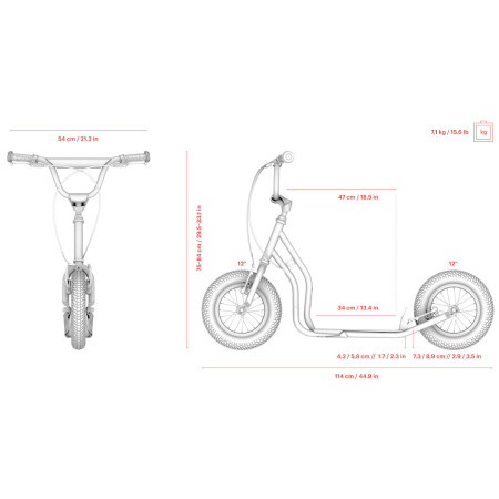 Patinete Yedoo Tidit