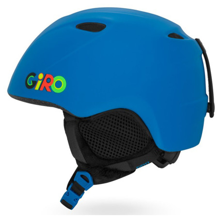 Casco de esquí para niños Giro Slingshot azul MatteBlueWild