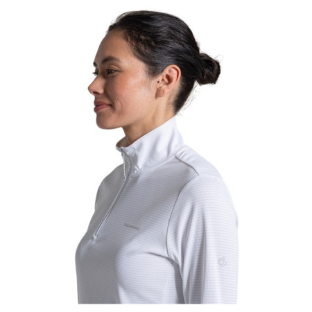 Camiseta de mujer Craghoppers NosiLife SolarShield+ Half Zip Top