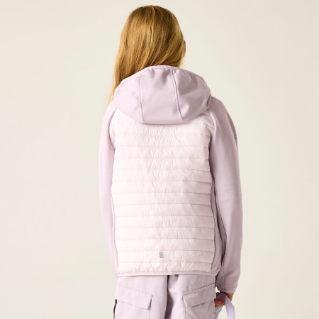 Chaqueta para niños Regatta Junior Andreson Hybrid PowLilPinHze