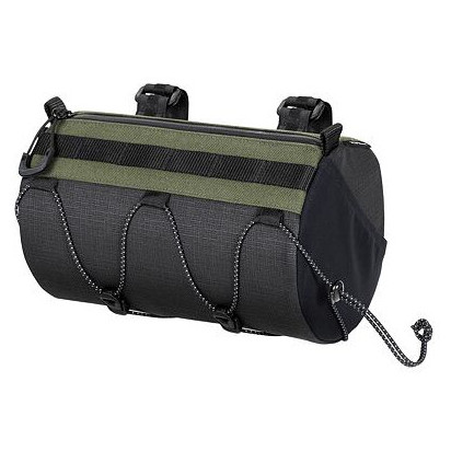 Alforja para manillar Topeak Tubular BarBag negro/verde zelená