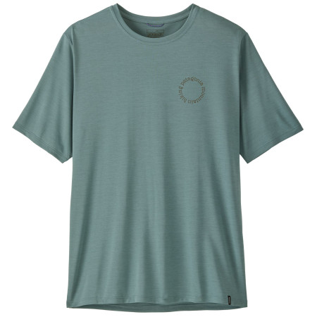 Camiseta de hombre Patagonia Men's Capilene Cool Daily Shirt - Spoke Stencil azul Blue Sage - Light Blue Sage X-Dye