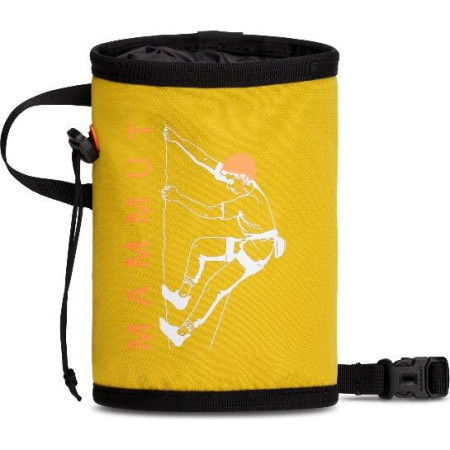 Saco de magnesio Mammut Gym Print Chalk Bag amarillo 40204 - mello