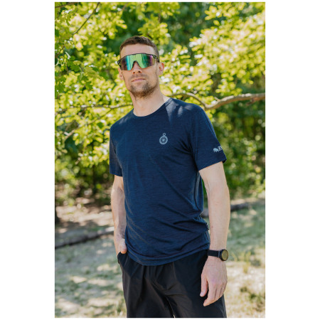 Camiseta de hombre Zulu Merino Quest 160 Short Comfy