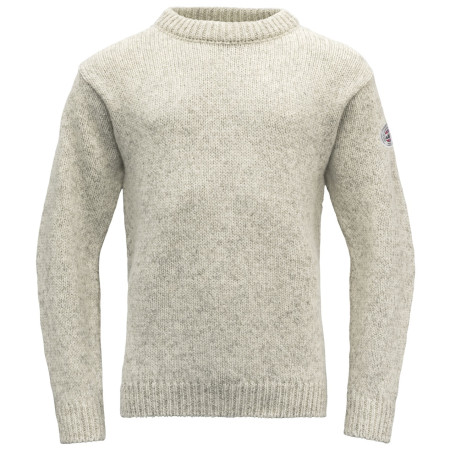 Sudadera funcional de hombre Devold Nansen Wool Sweater gris claro GREY MELANGE