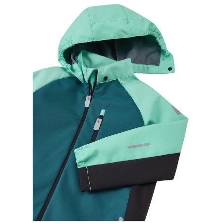 Chaqueta softshell para niños Reima Temppu Dark Teal