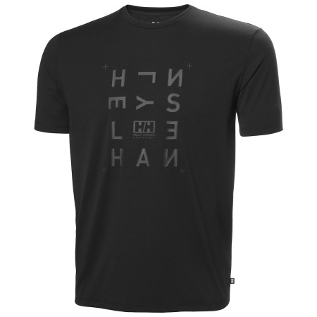 Camiseta de hombre Helly Hansen Skog Graphic T-Shirt negro 991 Black