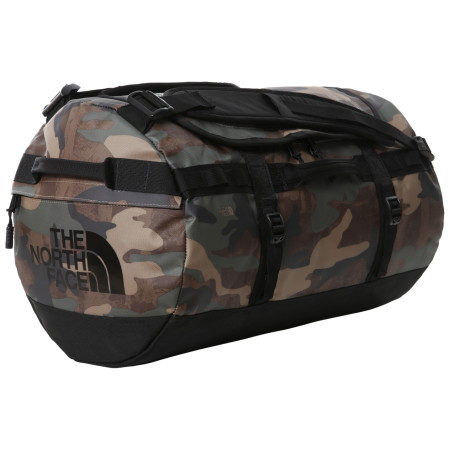 Bolsa de viaje The North Face Base Camp Duffel - S verde/marrón Kelptntnfcamoprint/Tnfblk