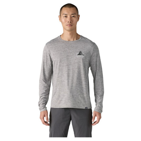 Camiseta de hombre Patagonia M's L/S Cap Cool Daily Graphic Shirt - Lands