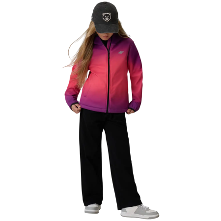 Chaqueta softshell para niños 4F Softshell Jacket F603 Multicolour 3 Allover