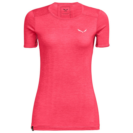 Camiseta de mujer Salewa Puez Graphic 2 Dry W S/S Tee rosa 1535 rouge red melange