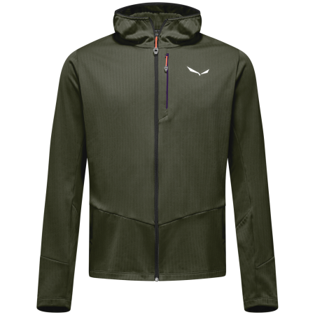 Sudadera funcional de hombre Salewa Pedroc Pl 3 Hd Jacket M verde dark olive