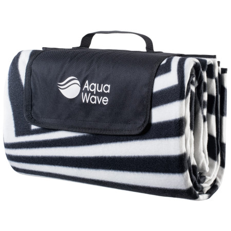 Manta de picnic Aquawave Opti Blanket negro/blanco