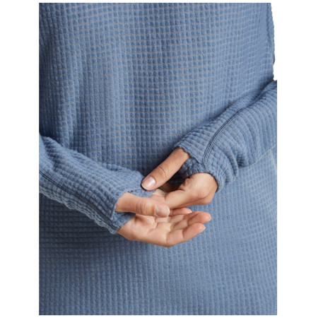 Sudadera de mujer Icebreaker Wom Mer 400 RealFleece Grid Pulover Hood