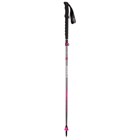 Bastones de senderismo para mujer Camp Laser Adj W negro/rosa