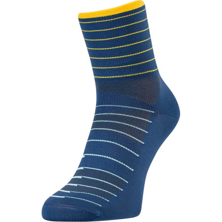 Calcetines de ciclismo Silvini Bevera UA1659 azul/amarillo NavyYellow