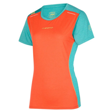Camiseta de mujer La Sportiva Tracer T-Shirt W rojo Cherry Tomato/Lagoon