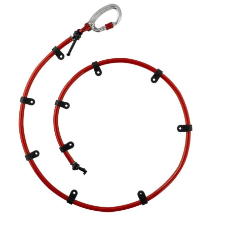 Correa de escalada DMM Tendon rojo red