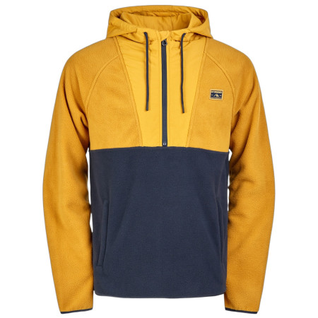 Sudadera funcional de hombre Fundango Carlos Fleece Pullover amarillo kangoo