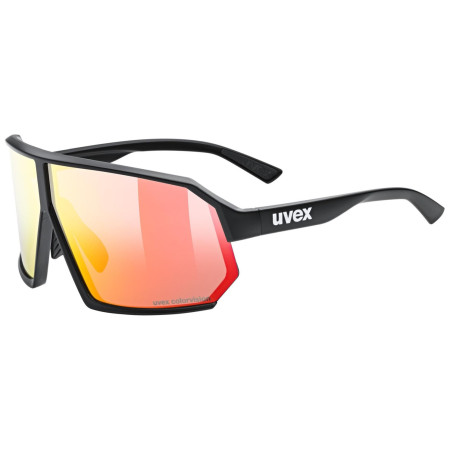 Gafas de sol Uvex Sportstyle 237 Cv negro/rojo Black Matt/Mir.Red