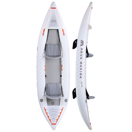 Kayak hinchable Aqua Marina Halve Packayak™ gris