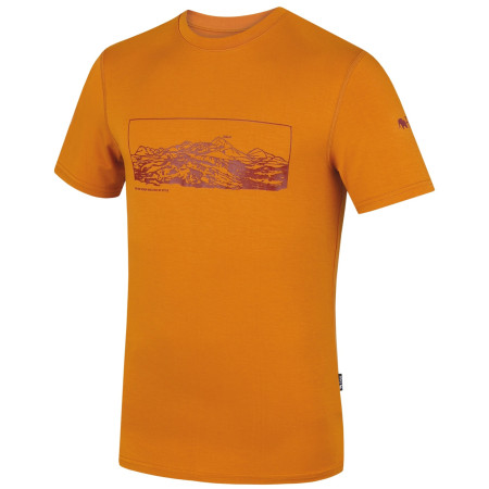 Camiseta de hombre Zulu Bambus Alpine 210 Short naranja curry