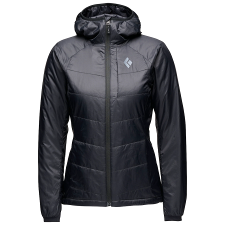 Chaqueta de mujer Black Diamond W Solution Hoody negro Black