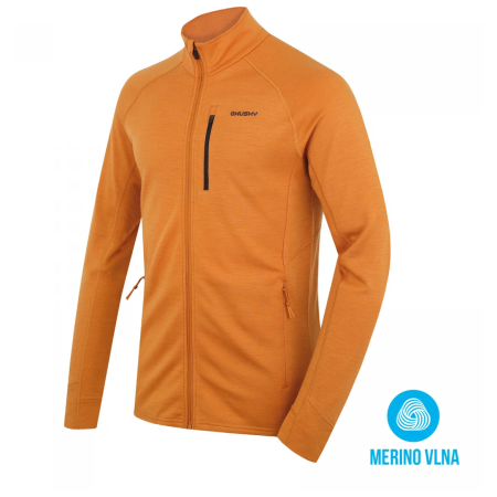 Sudadera de hombre Husky Alou M marrón Mustard