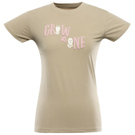 Camiseta de mujer Alpine Pro Sumeka marrón twill