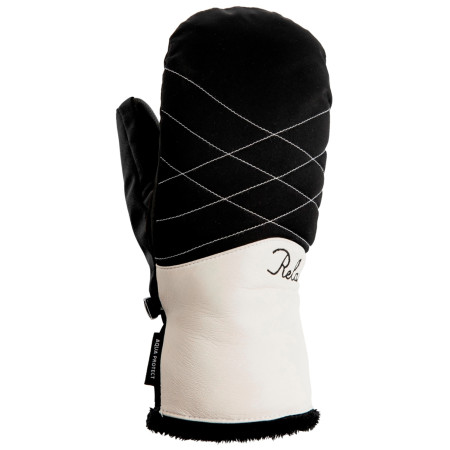 Guantes de esquí para mujer Relax Frosen negro/blanco