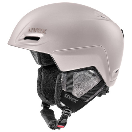 Casco de esquí Uvex Jimm plata RosegoldMat
