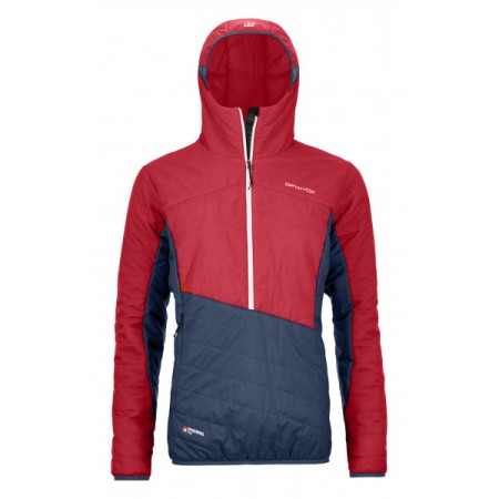 Chaqueta de mujer Ortovox Dufour Anorak rojo HotCoral