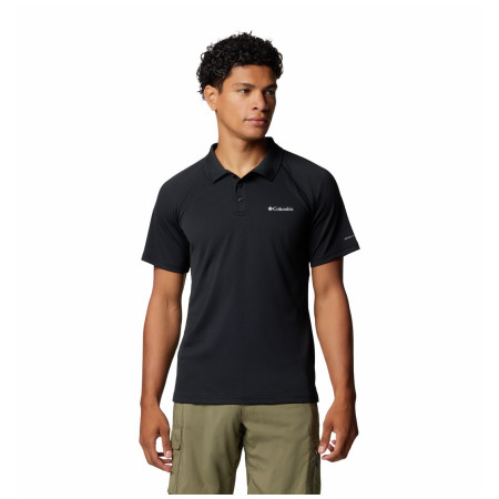 Camiseta de hombre Columbia Alpine Chill™ Pro Polo negro Black