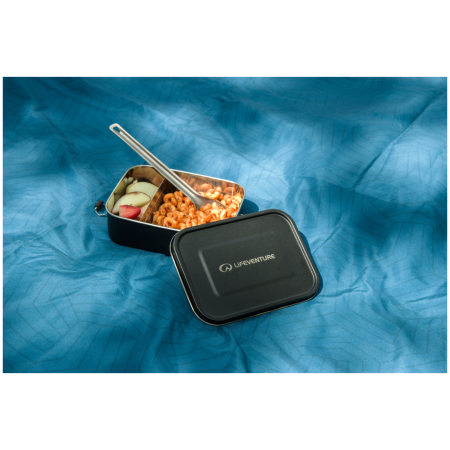 Caja de alimentos LifeVenture Stainless Steel Mess Tin Container
