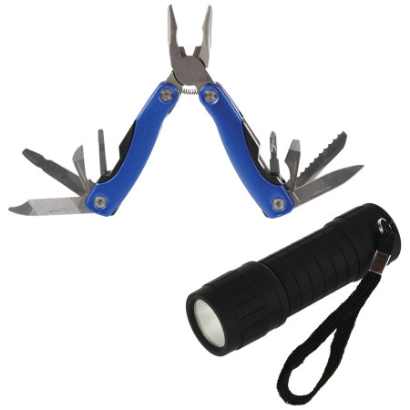 Juego multiherramienta + linterna Regatta Gadget Box azul/negro Misc