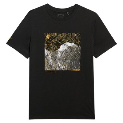 Camiseta de hombre 4F Tshirt M3122 negro DEEP BLACK