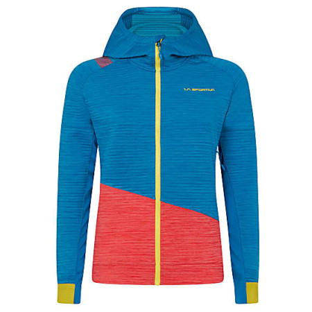 Sudadera de mujer La Sportiva Aim Hoody W azul Neptune/Hibiscus
