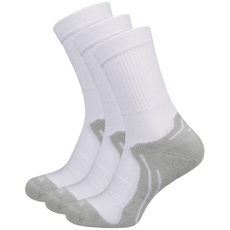 Calcetines MOOA Bamboo Active 3-pack blanco/gris White/Grey