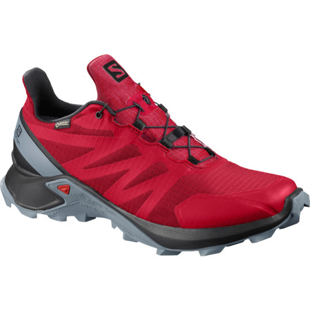Calzado de hombre Salomon Supercross Gtx rojo BarbadosCherry/Black/FlintStone